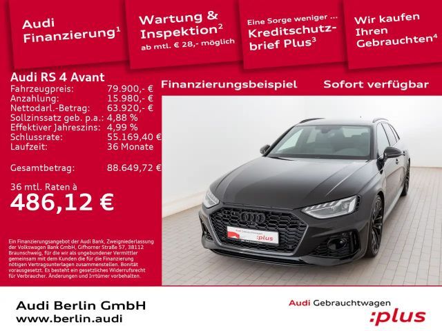 Audi RS4 tiptr. 360°K NAVI VIRTUAL SITZHZG DAB