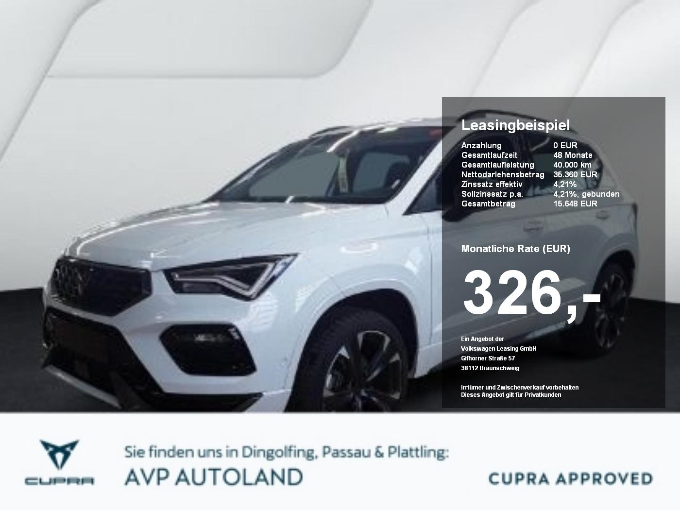 Cupra Ateca 2.0 TSI 4Drive DSG