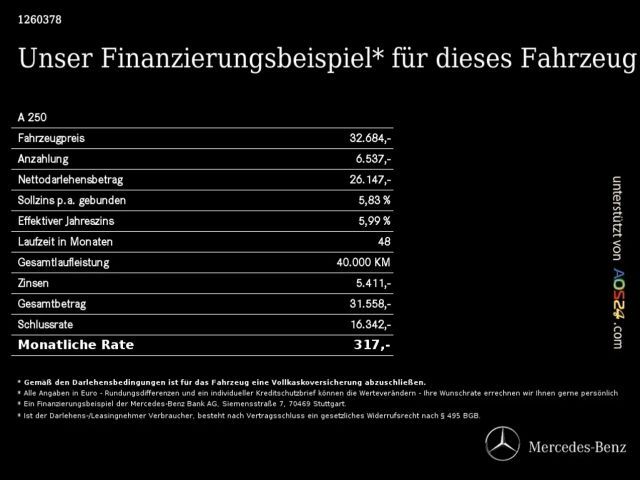 Mercedes-Benz A 250 A 250 e AMG Line