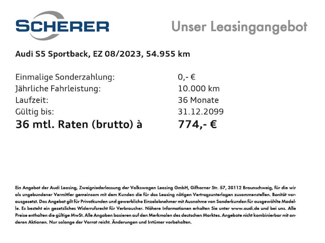 Audi S5 Quattro Sportback
