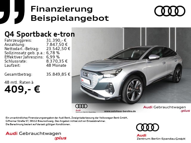 Audi Q4 e-tron 40 Sportback