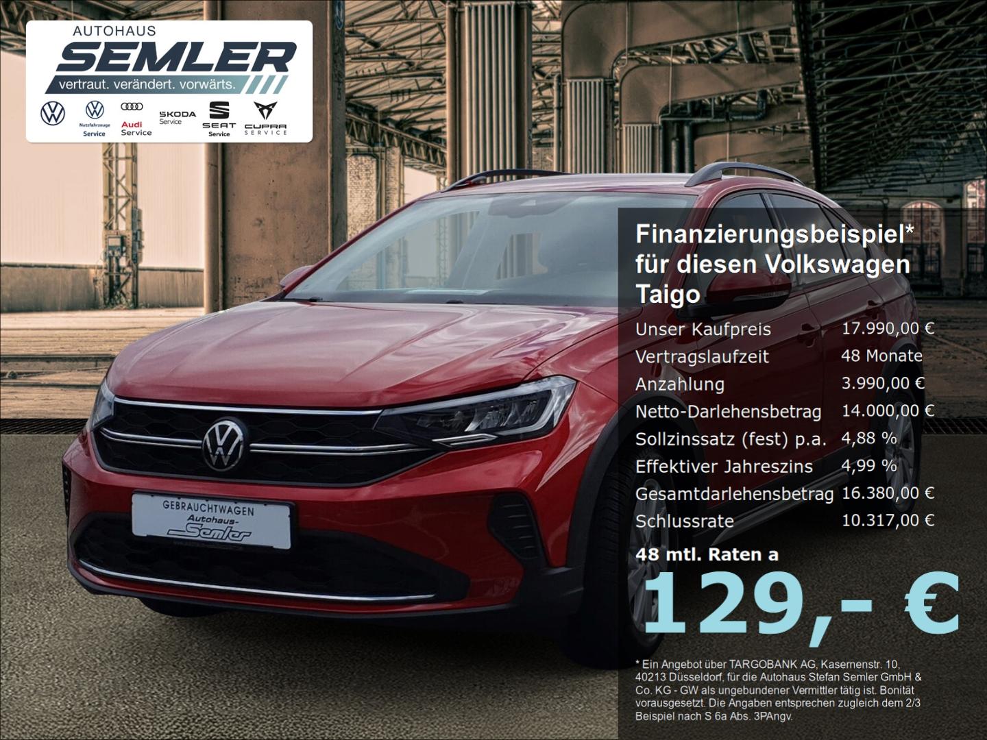 Volkswagen Taigo DSG Life