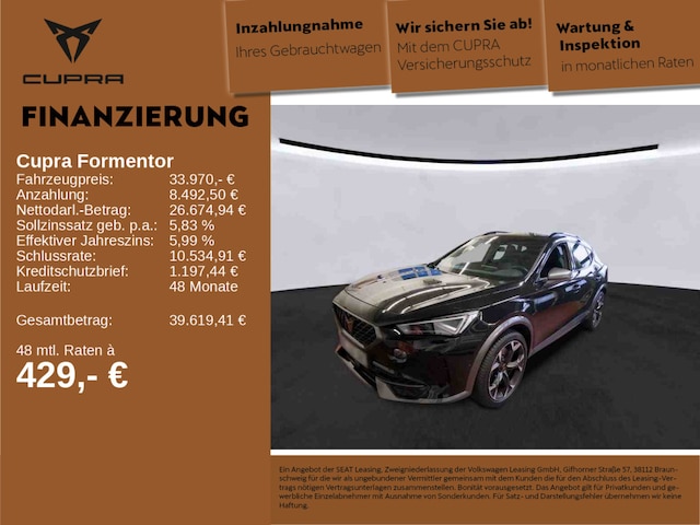 Cupra Formentor 1.4 DSG VZ e-Hybrid