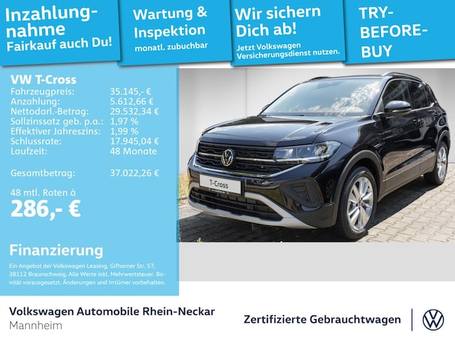 Volkswagen T-Cross 1.0 TSI DSG