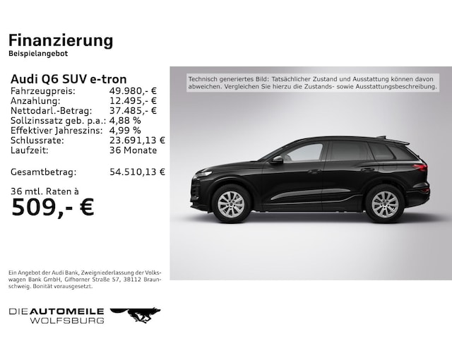 Audi Q6 e-tron SUV e-tron Audi Q6 SUV e-tron