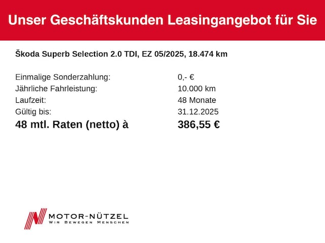 Skoda Superb 2.0 TDI 4x4 Combi Selection