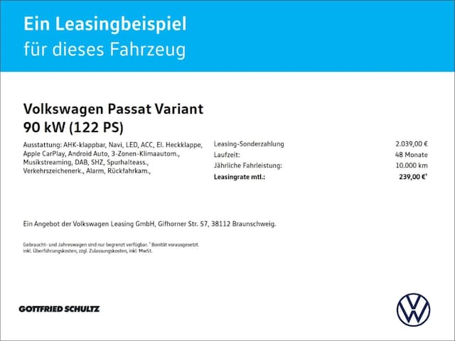 Volkswagen Passat 2.0 TDI DSG Variant