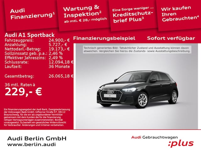 Audi A1 25 TFSI Sportback