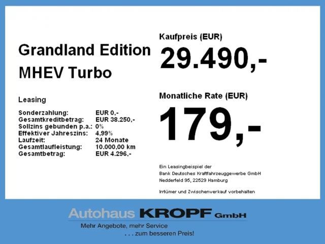 Opel Grandland X Edition