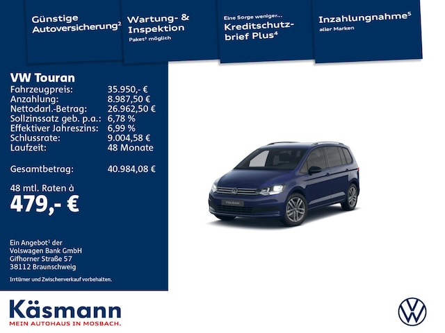 Volkswagen Touran Touran Goal 1.5TSI KAM NAVI LED EASYOPEN