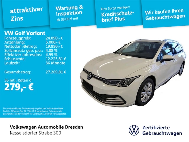 Volkswagen Golf 2.0 TDI DSG Golf VIII Variant