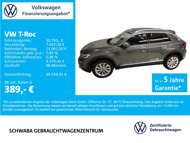 Volkswagen T-Roc 1.5 TSI DSG Style