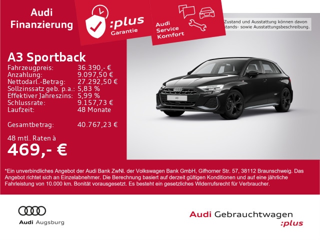 Audi A3 35 TFSI S-Line S-Tronic Sportback