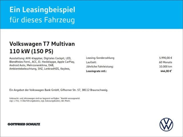 Volkswagen Multivan Lang Life T7