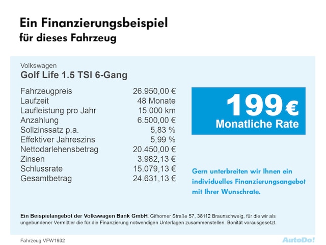 Volkswagen Golf 1.5 TSI Life