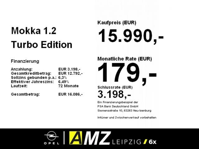 Opel Mokka 1.2 Turbo Edition Turbo