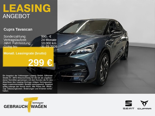 Cupra Tavascan Tavascan LM19 SIDE-ASSIST SUPERSPORT WÄRMEPUMPE KAMERA