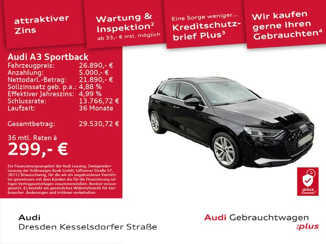 Audi A3 30 TFSI S-Tronic Sportback