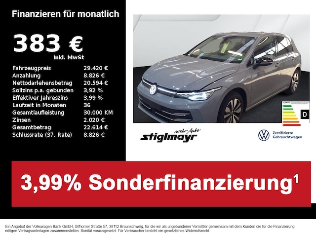 Volkswagen Golf 1.5 eTSI DSG Golf VIII