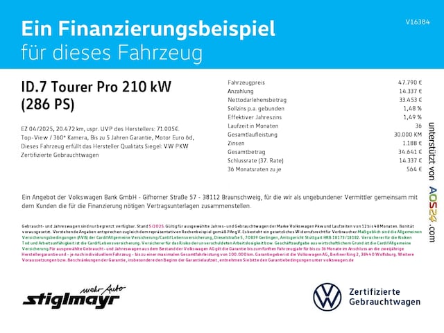 Volkswagen ID.7 IQ.Drive Pro Tourer