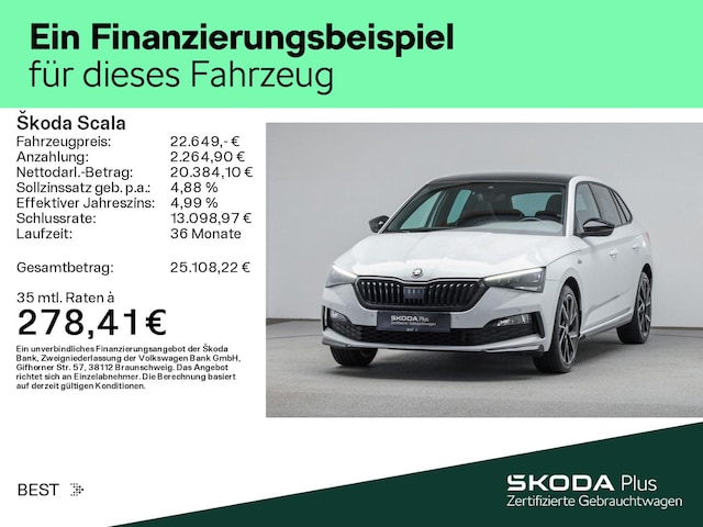 Skoda Scala 1.5 TSI Monte Carlo
