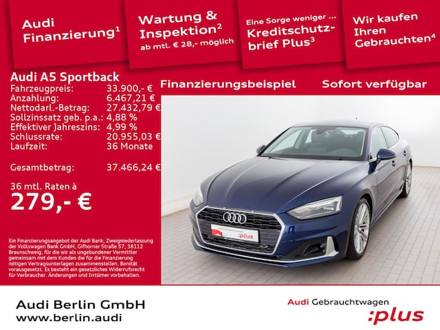 Audi A5 35 TFSI S-Tronic Sportback