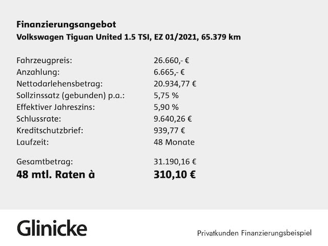 Volkswagen Tiguan 1.5 TSI TSi United