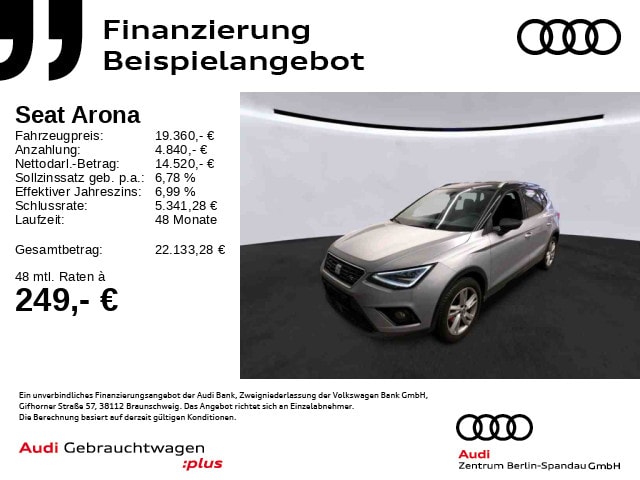 Seat Arona 1.5 TSI DSG FR-lijn