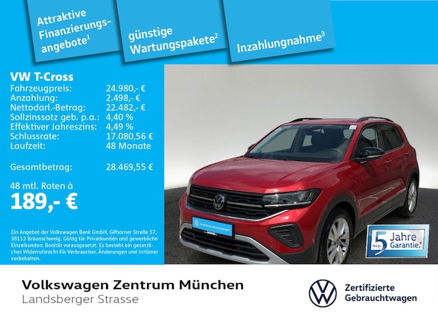 Volkswagen T-Cross 1.0 TSI DSG
