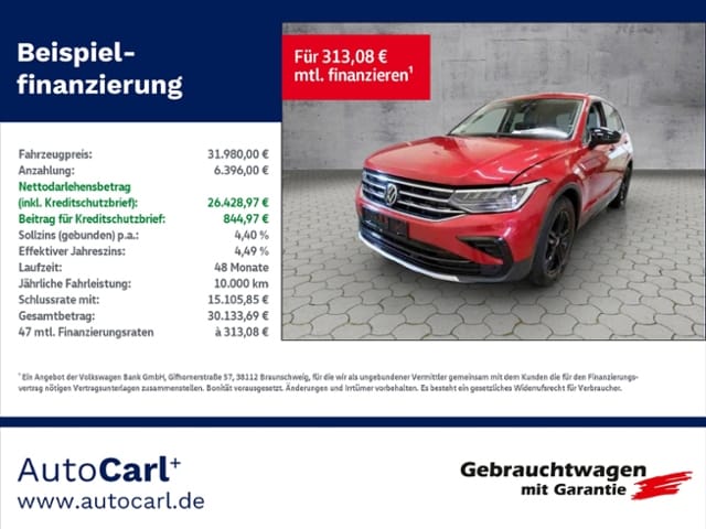 Volkswagen Tiguan 2.0 TSI 4Motion DSG Sport