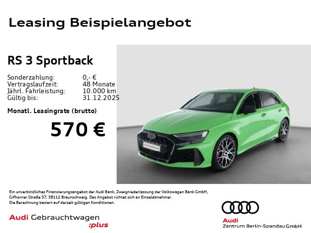 Audi RS3 Quattro S-Tronic Sportback