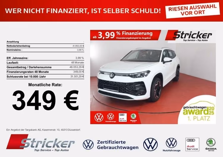 Volkswagen Tayron 2.0 TDI DSG R-Line