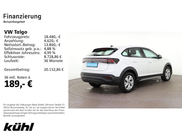 Volkswagen Taigo 1.0 TSI Life