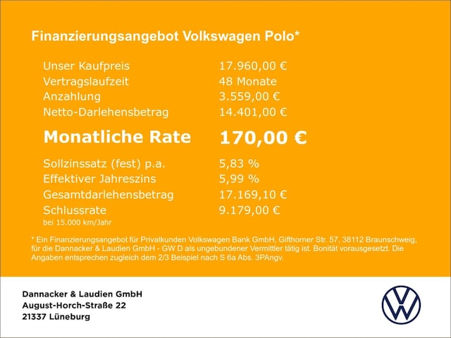 Volkswagen Polo 1.0 TSI Highline