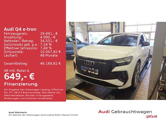 Audi Q4 e-tron 50 Quattro Sportback