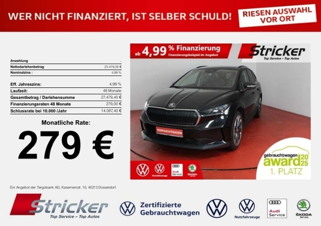 Skoda Enyaq iV60 279,-ohne Anzahlung Lodge LED-Matrix Wärmepumpe