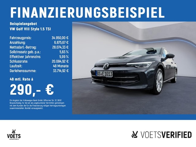 Volkswagen Golf 1.5 TSI Golf VIII Style