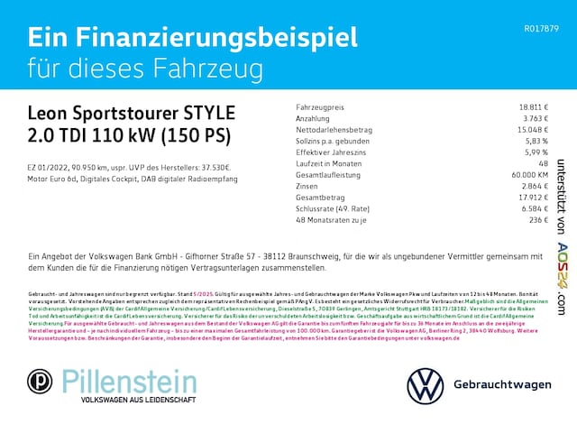 Seat Leon 2.0 TDI DSG Sportstourer Style