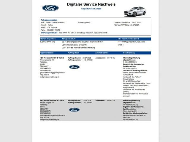 Ford Kuga ST Line X