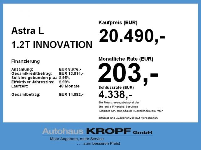 Opel Astra 1.2 Turbo