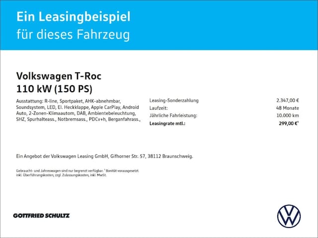 Volkswagen T-Roc 1.5 TSI DSG R-Line