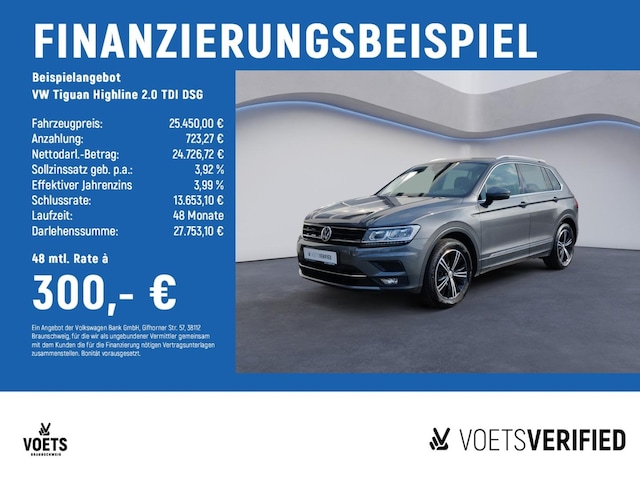 Volkswagen Tiguan 2.0 TDI DSG Highline