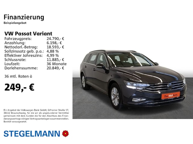 Volkswagen Passat 2.0 TDI Business DSG Variant
