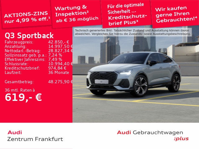 Audi Q3 35 TDI S-Line S-Tronic Sportback
