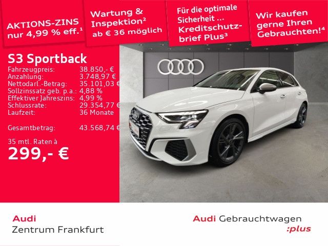 Audi S3 Quattro S-Tronic Sportback