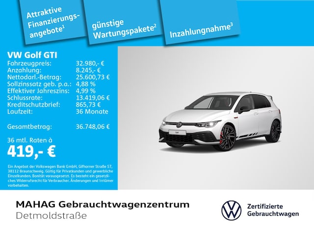 Volkswagen Golf 2.0 TSI DSG GTI Golf VIII