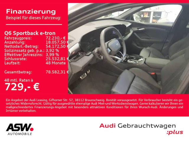 Audi Q6 e-tron Performance Sportback