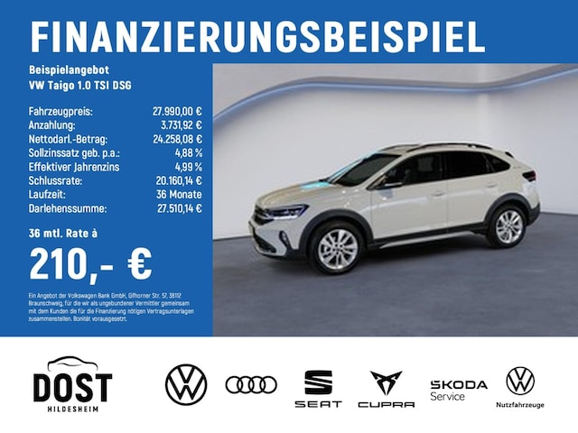 Volkswagen Taigo 1.0 TSI DSG