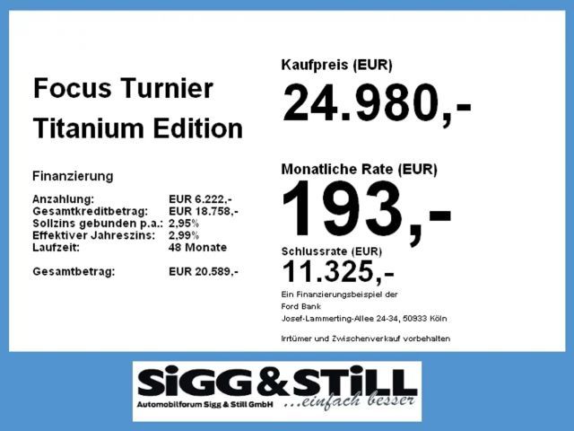 Ford Focus Titanium Wagon