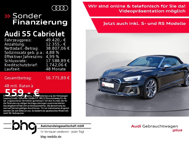 Audi S5 Cabriolet Quattro